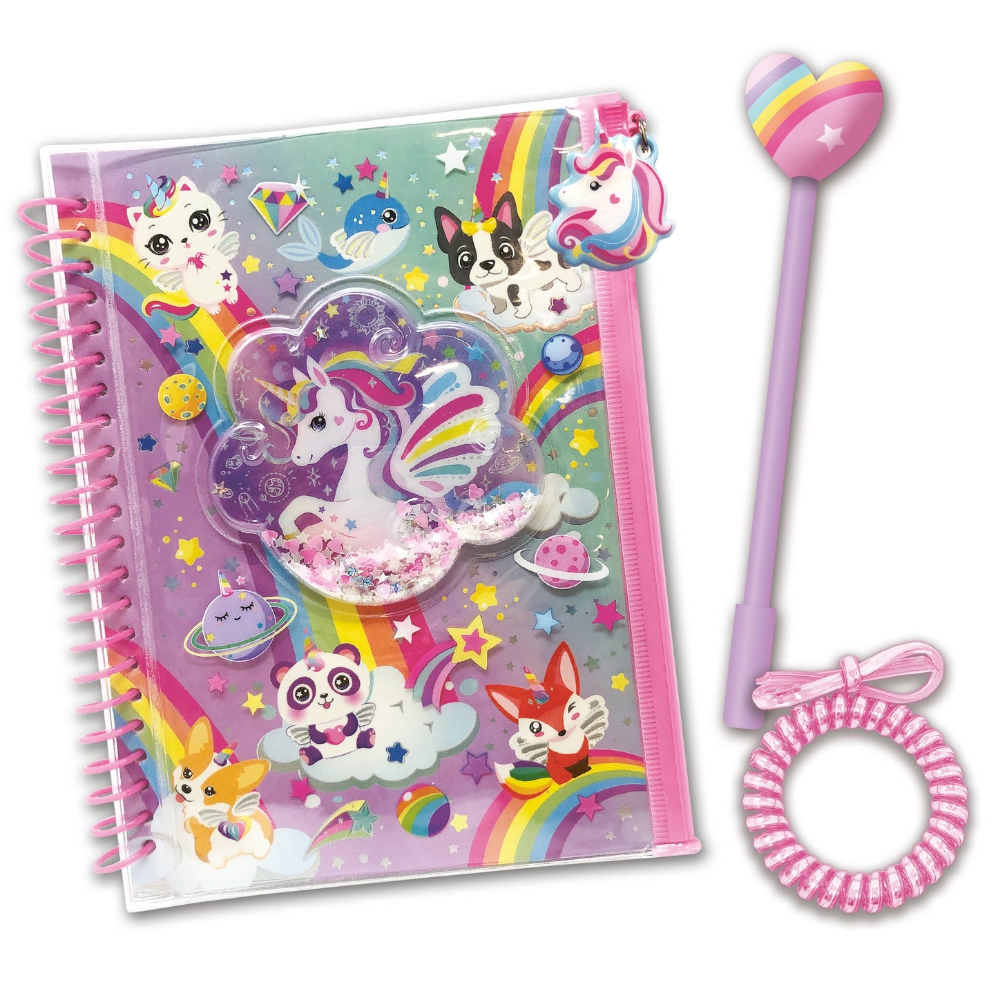 Journal with Pouch, Glow in the Dark