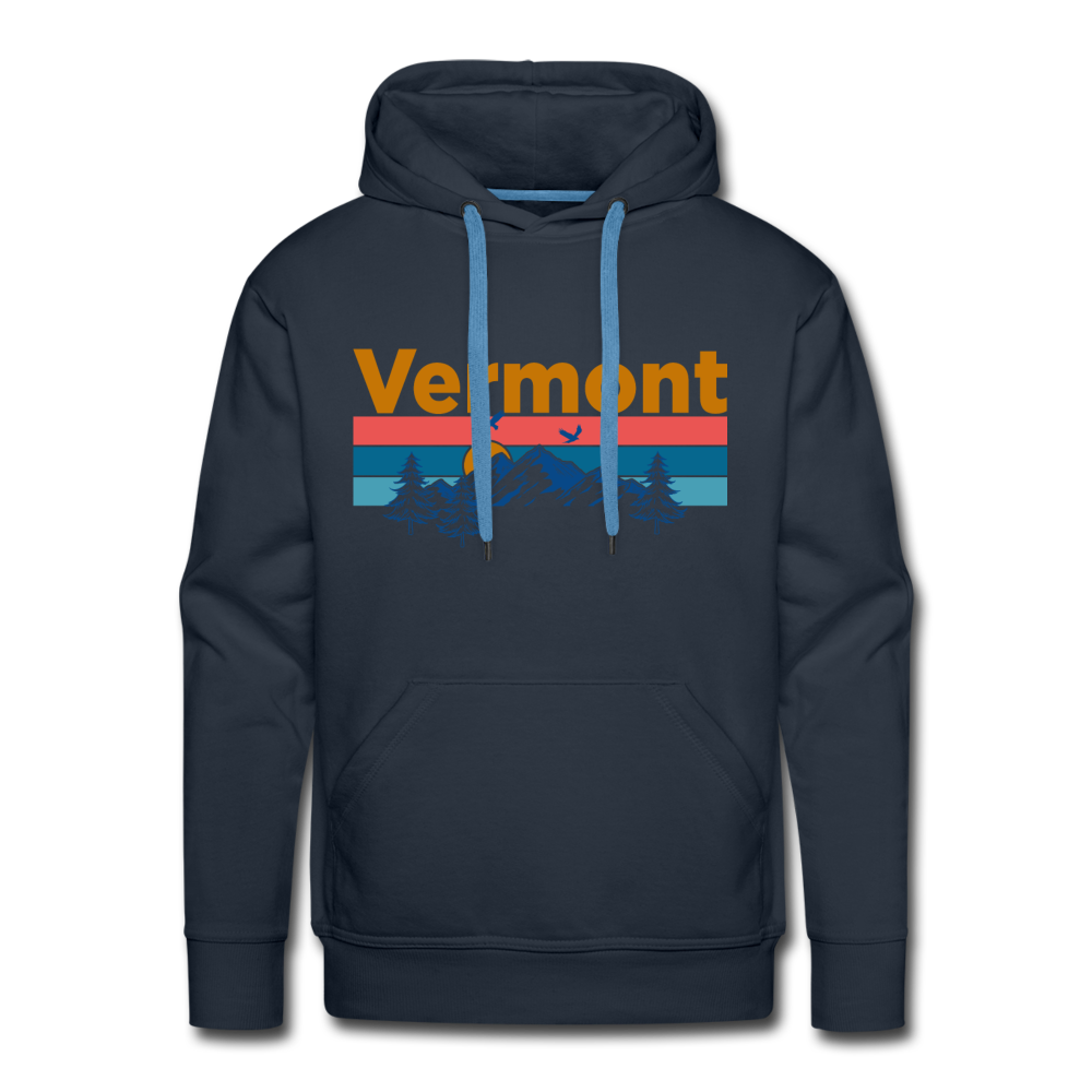 Hey Mountains - Premium Vermont Hoodie - Vermont Sweatshirt