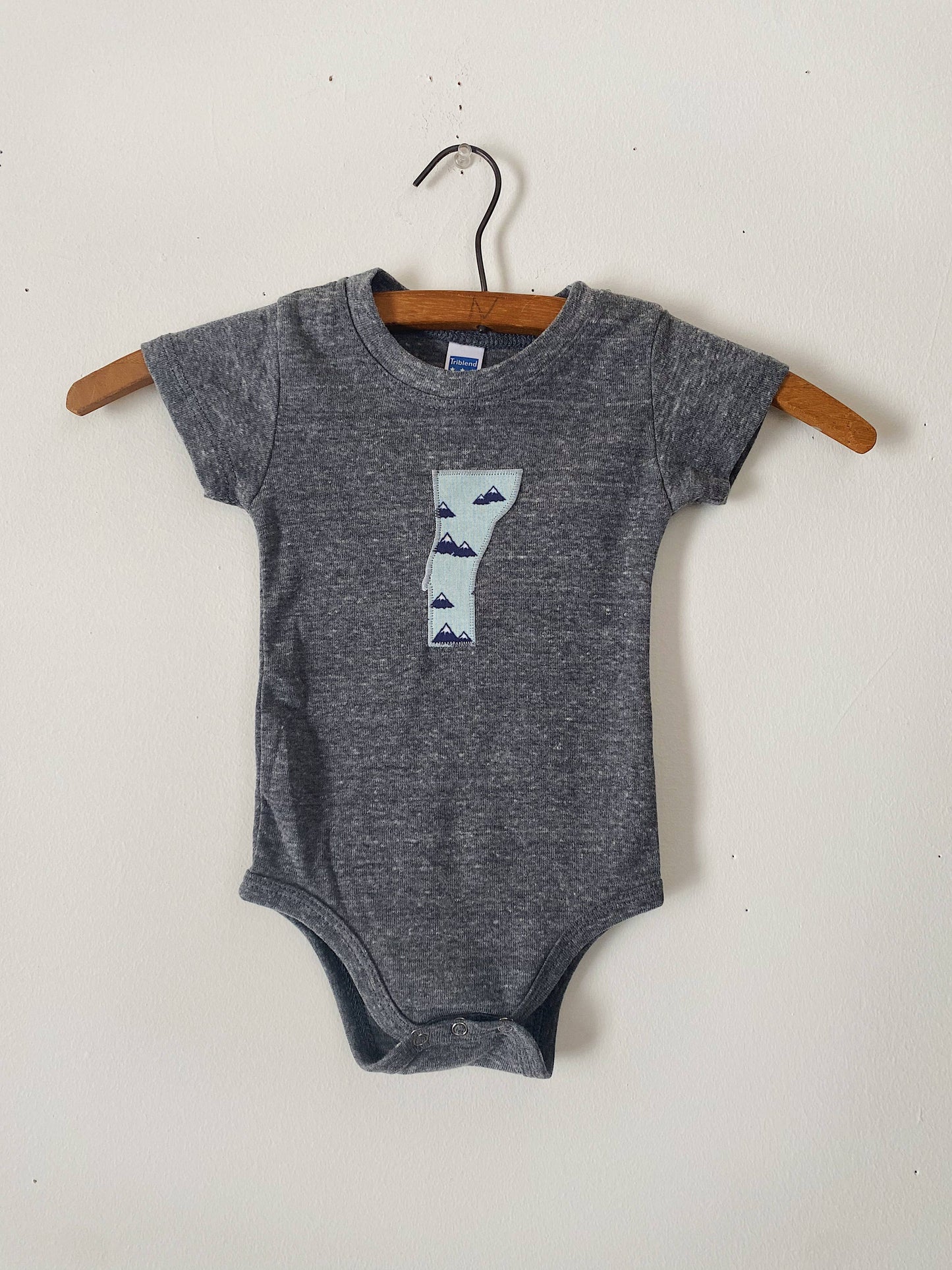 Vermont Tribe - Vermont Baby Bodysuit - Mountains