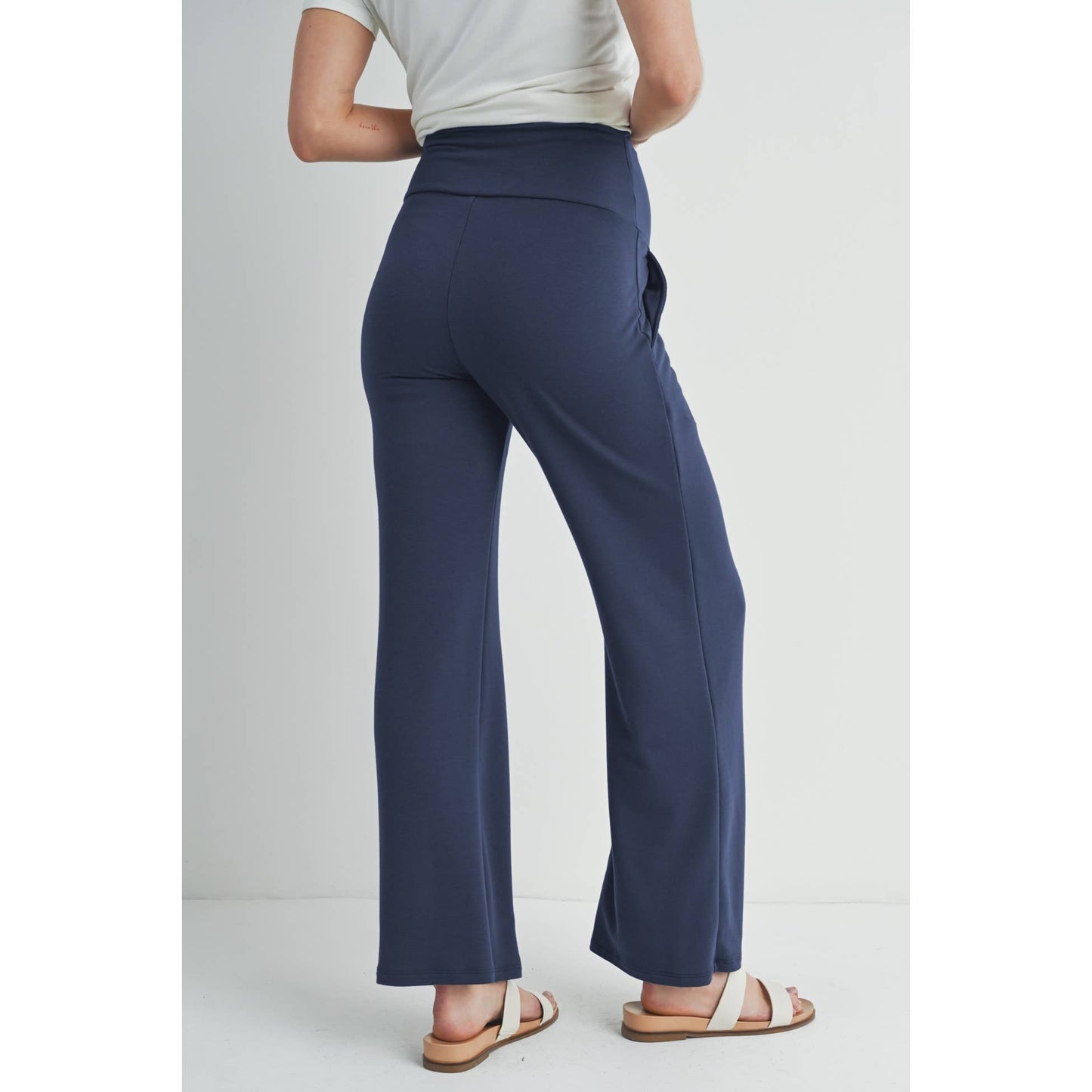Hello Miz - Straight Leg Maternity Terry Lounge Pants
