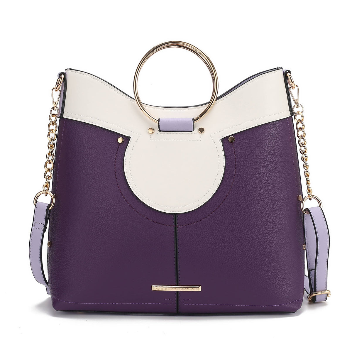 MKF Collection - MKF Kylie Top Handle Satchel Handbag Vegan Leather