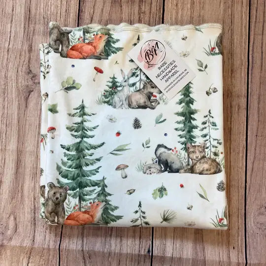 Busy Little Stitches - Wilderness Babies Pine Toddler Blanket