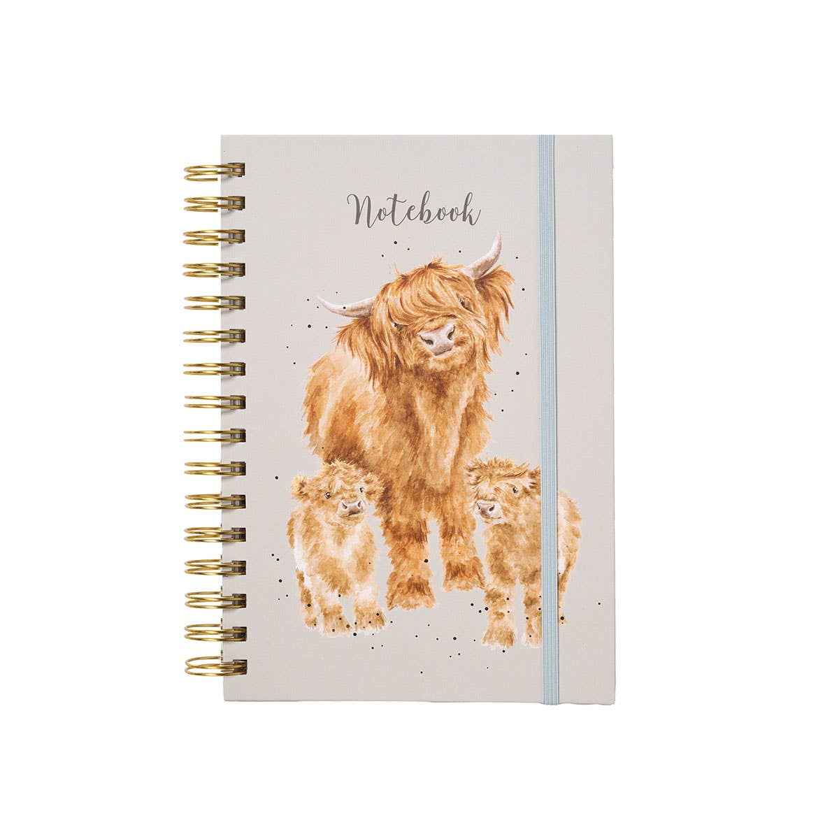 Wrendale Designs - A5 Highland Cow Notebook - Highland Coo