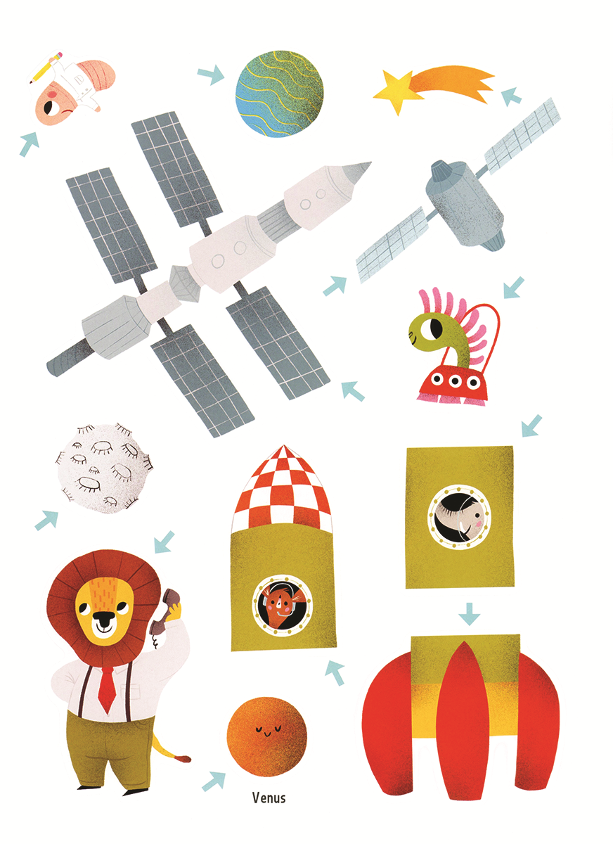 EDC Publishing - Big Stickers: Space