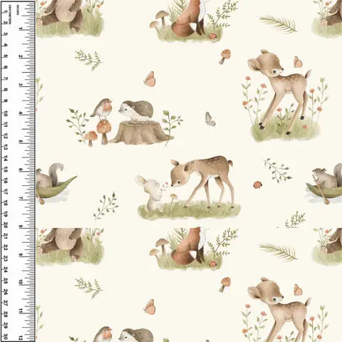 Busy Little Stitches - Wilderness Sweethearts Toddler Blanket