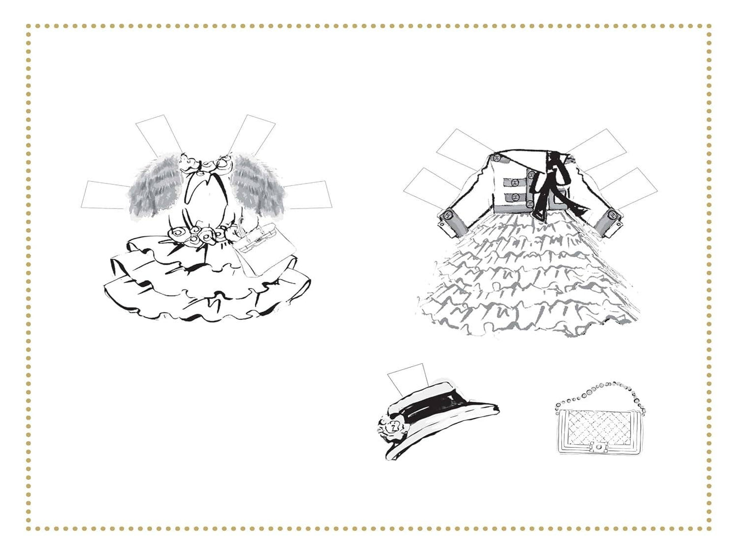 Chronicle Books - Dress Up Claris! Paper Doll Set