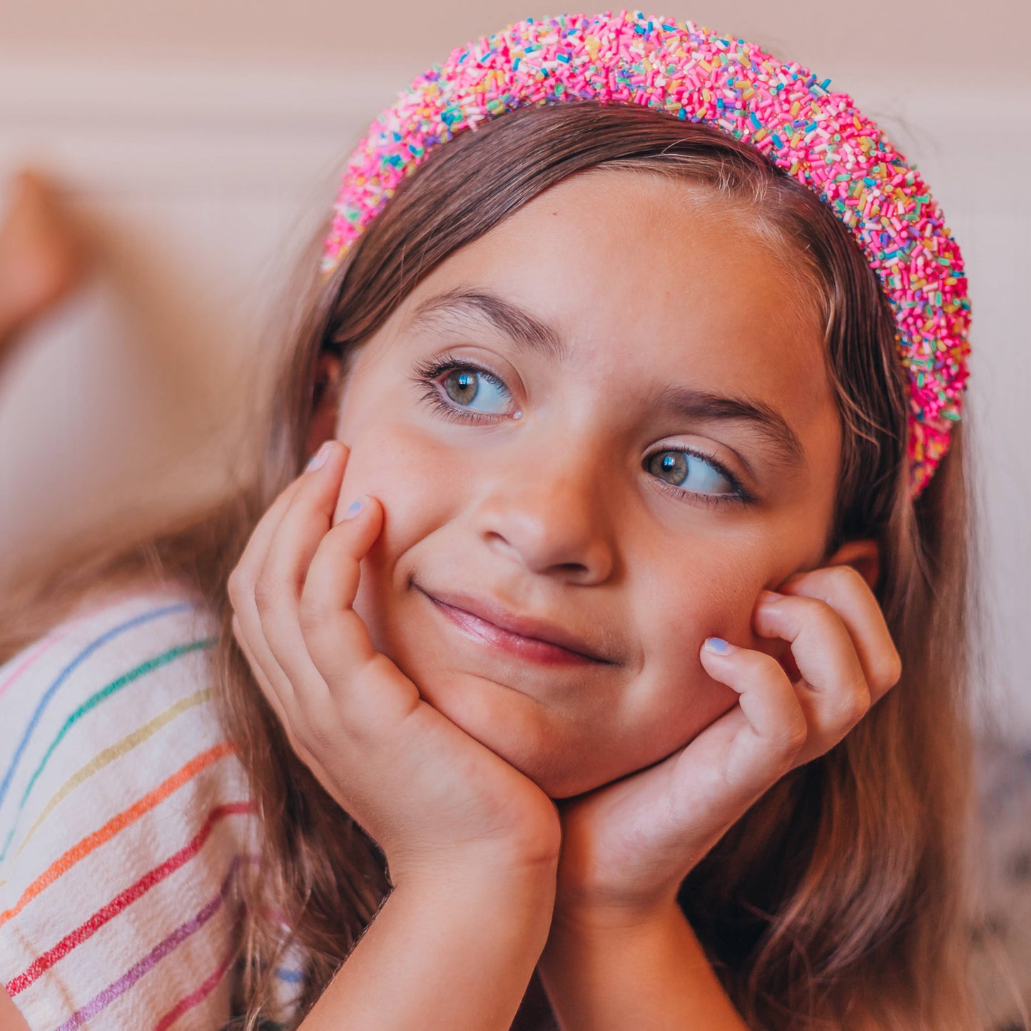 Frog Sac - Padded Sprinkles Headband