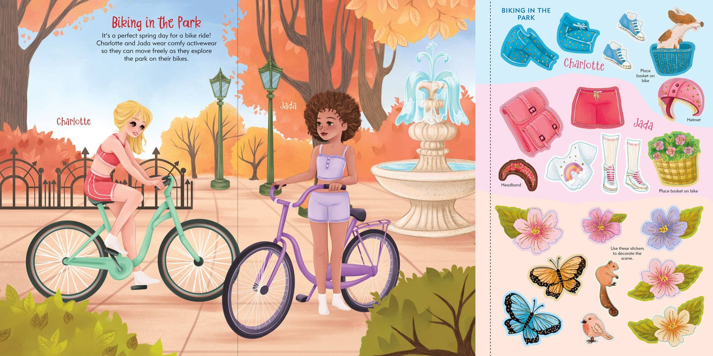 Peter Pauper Press - Fashion Sticker Doll Dress-Up Book