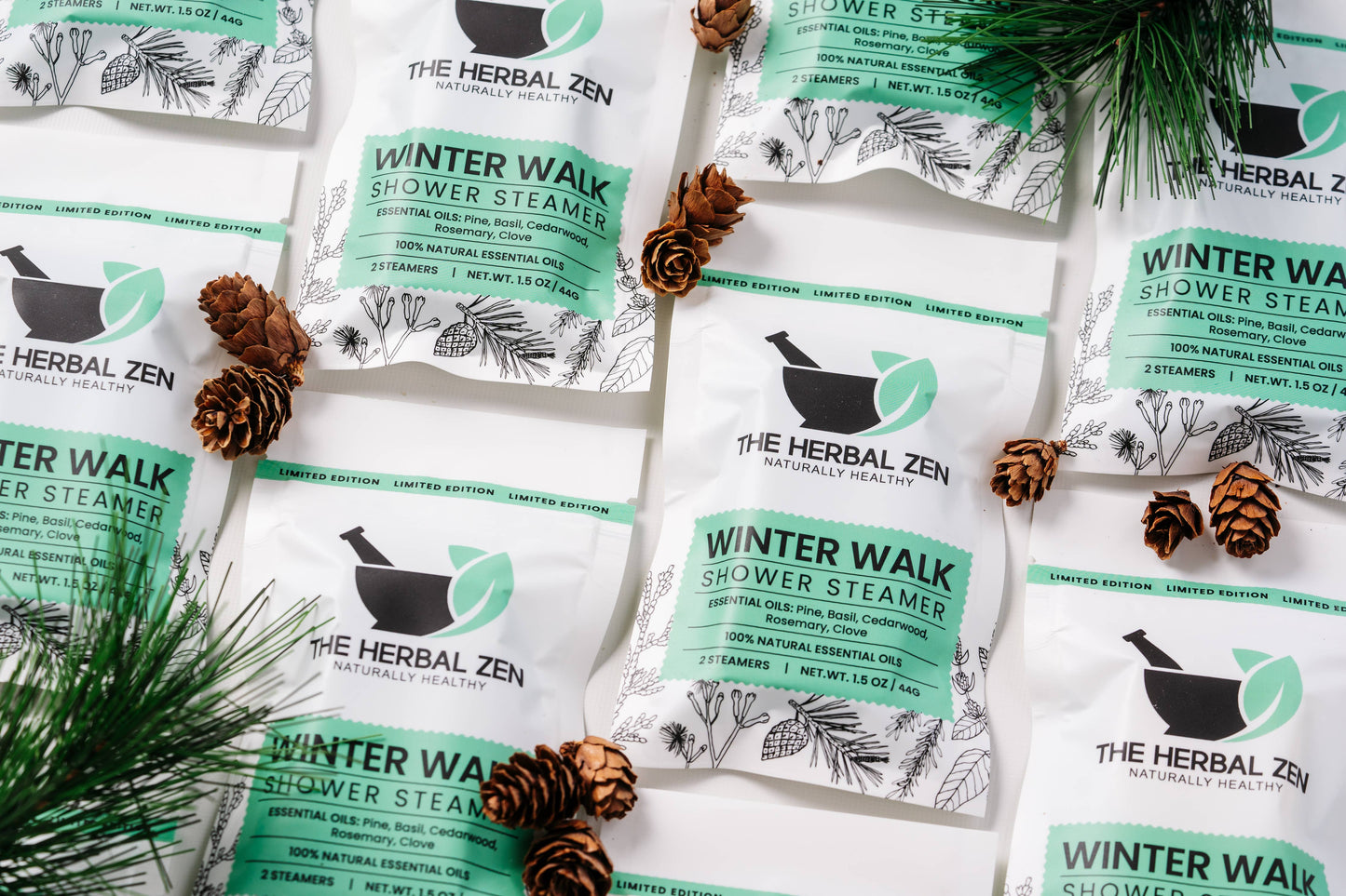 The Herbal Zen - Fall & Winter Shower Steamers - $5 Cozy Stocking Stuffer