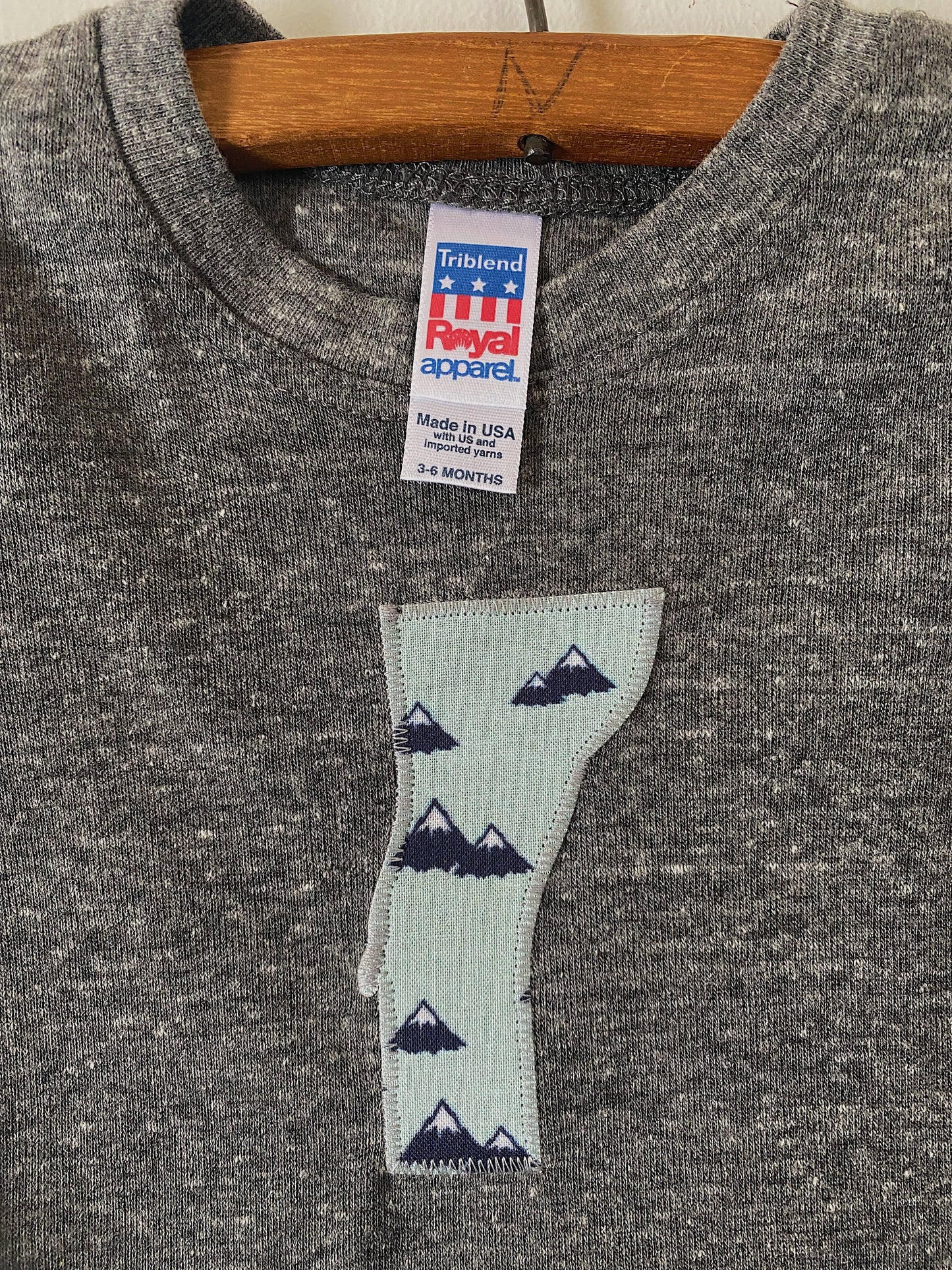 Vermont Tribe - Vermont Baby Bodysuit - Mountains