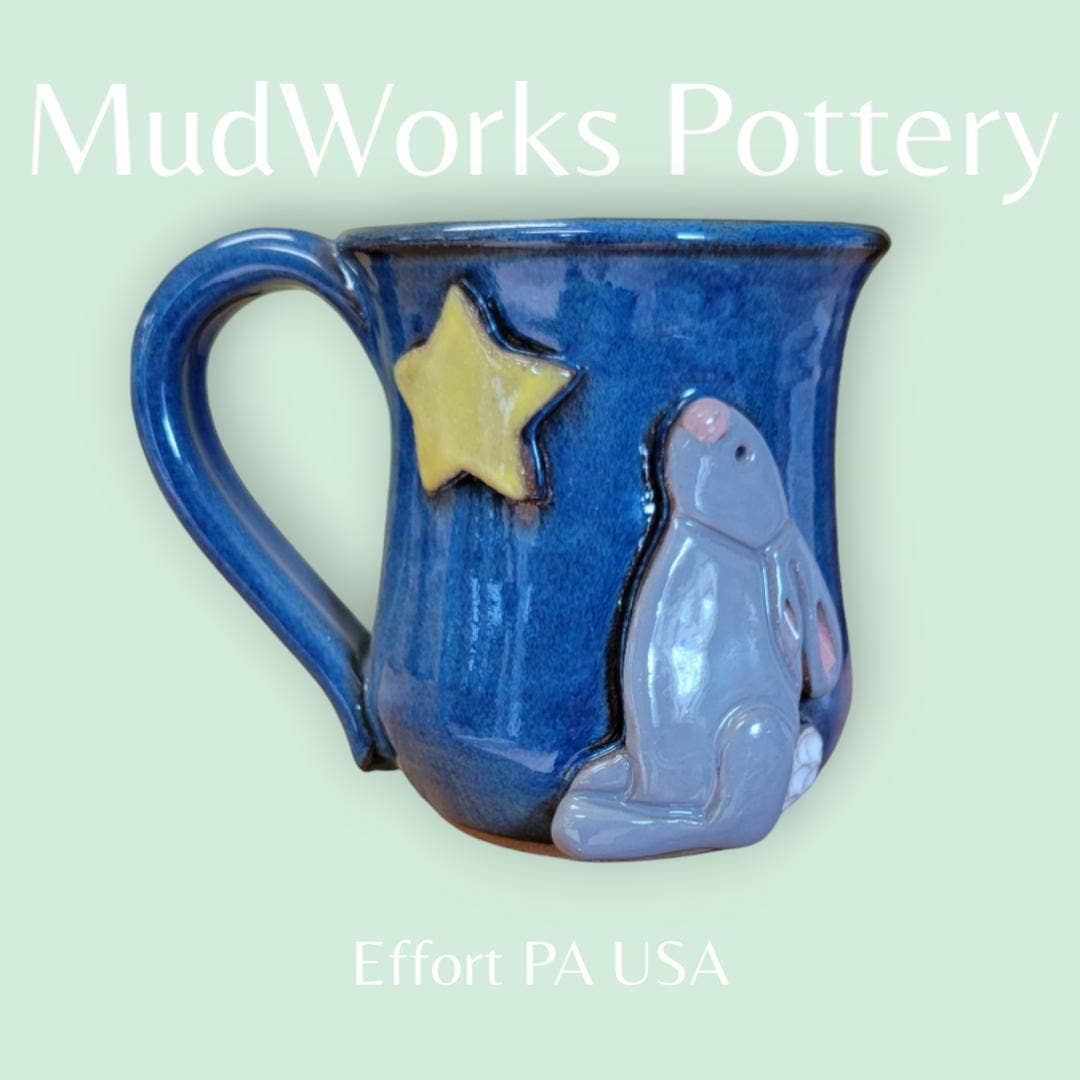 MudWorks Pottery - Bunny Star Mug