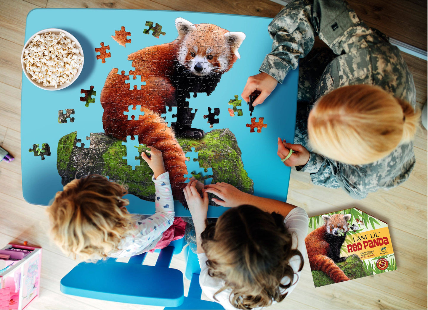 Madd Capp Games & Puzzles - I AM Lil RED PANDA 100 piece jigsaw puzzle - gift