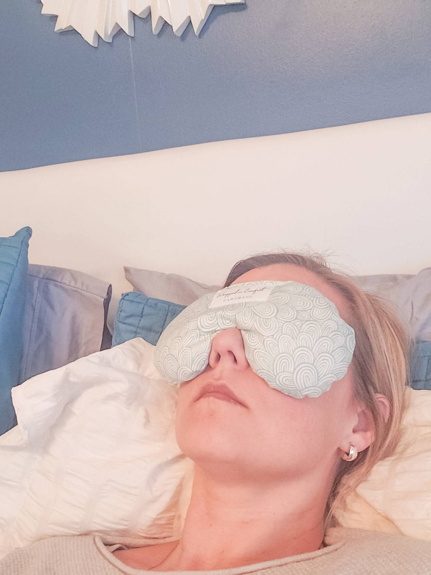 Organic Cotton Eye Pillow: Rice