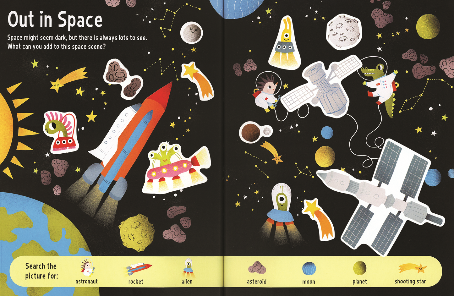 EDC Publishing - Big Stickers: Space