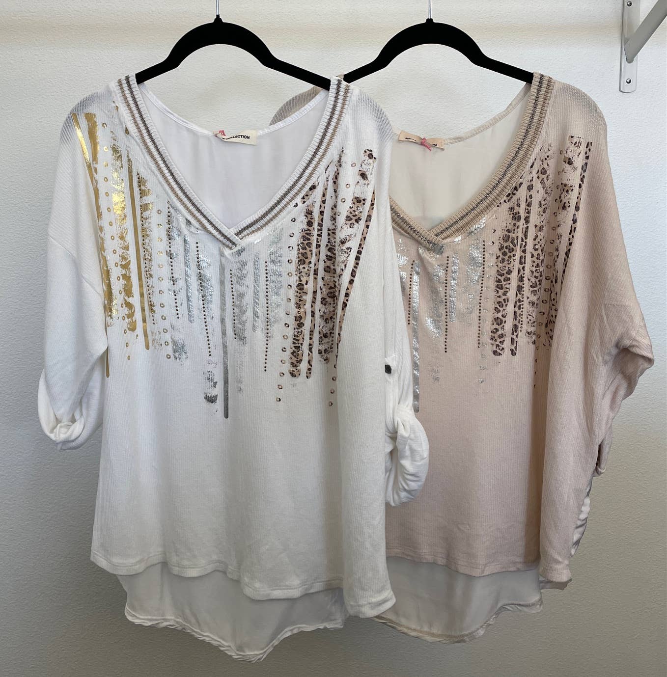 Look Mode Usa - Women sweater with rhinestone