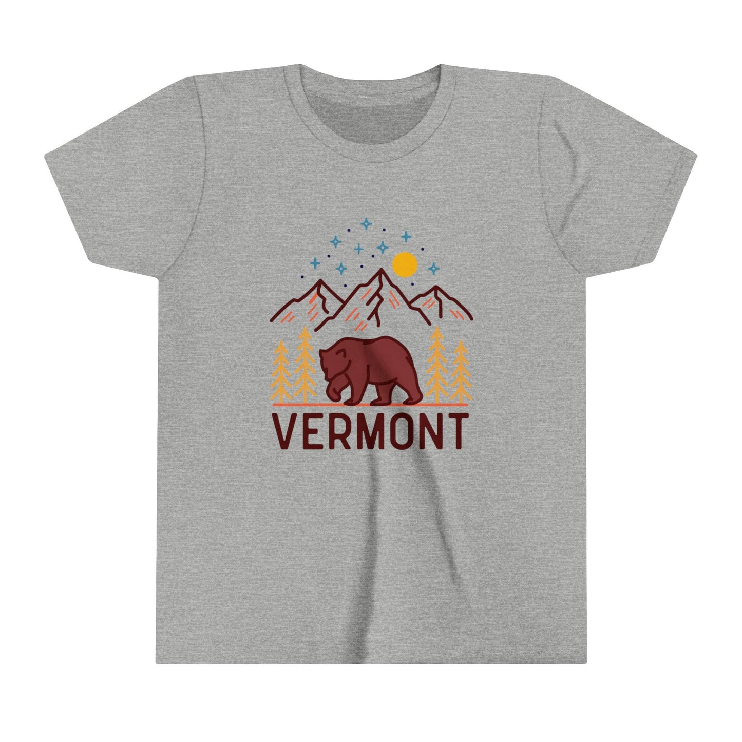 Hey Mountains - Vermont Youth T-Shirt - Unisex Kids Vermont Shirt