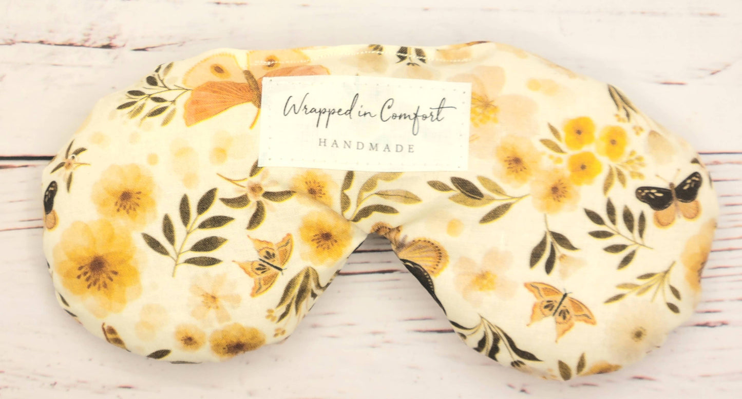 Organic Cotton Eye Pillow: Rice