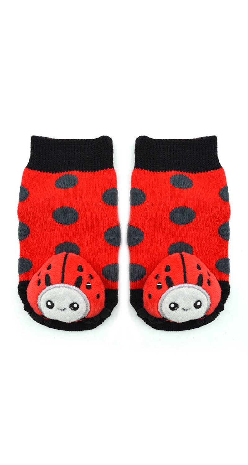 Ladybug Boogie Toes Rattle Socks