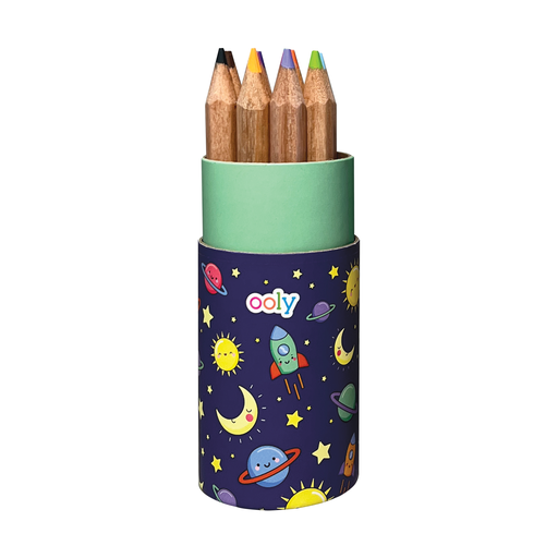 OOLY - Draw 'n' Doodle Mini Colored Pencils + Sharpener - Set of 12
