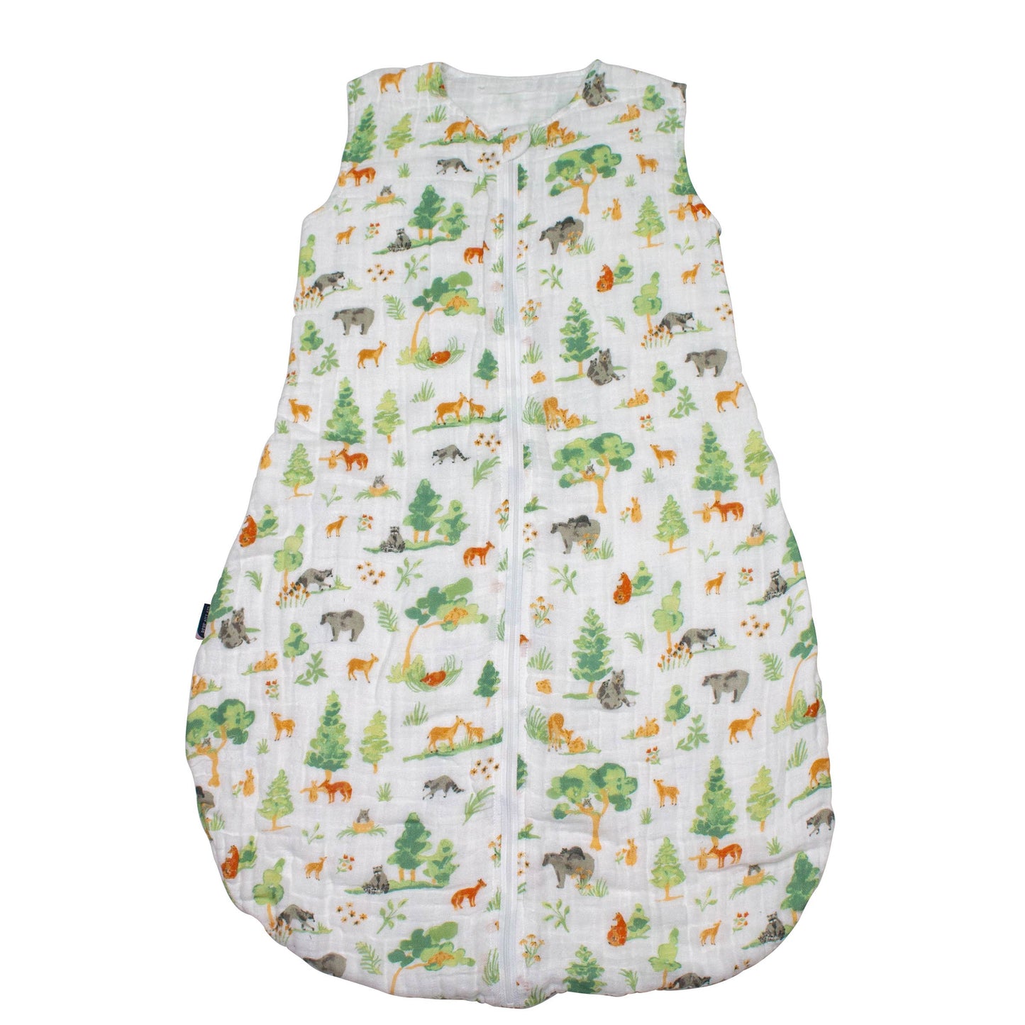 Bebe au Lait - Forest Friends Classic Muslin Bedtime Sleeper - 12-24 Months