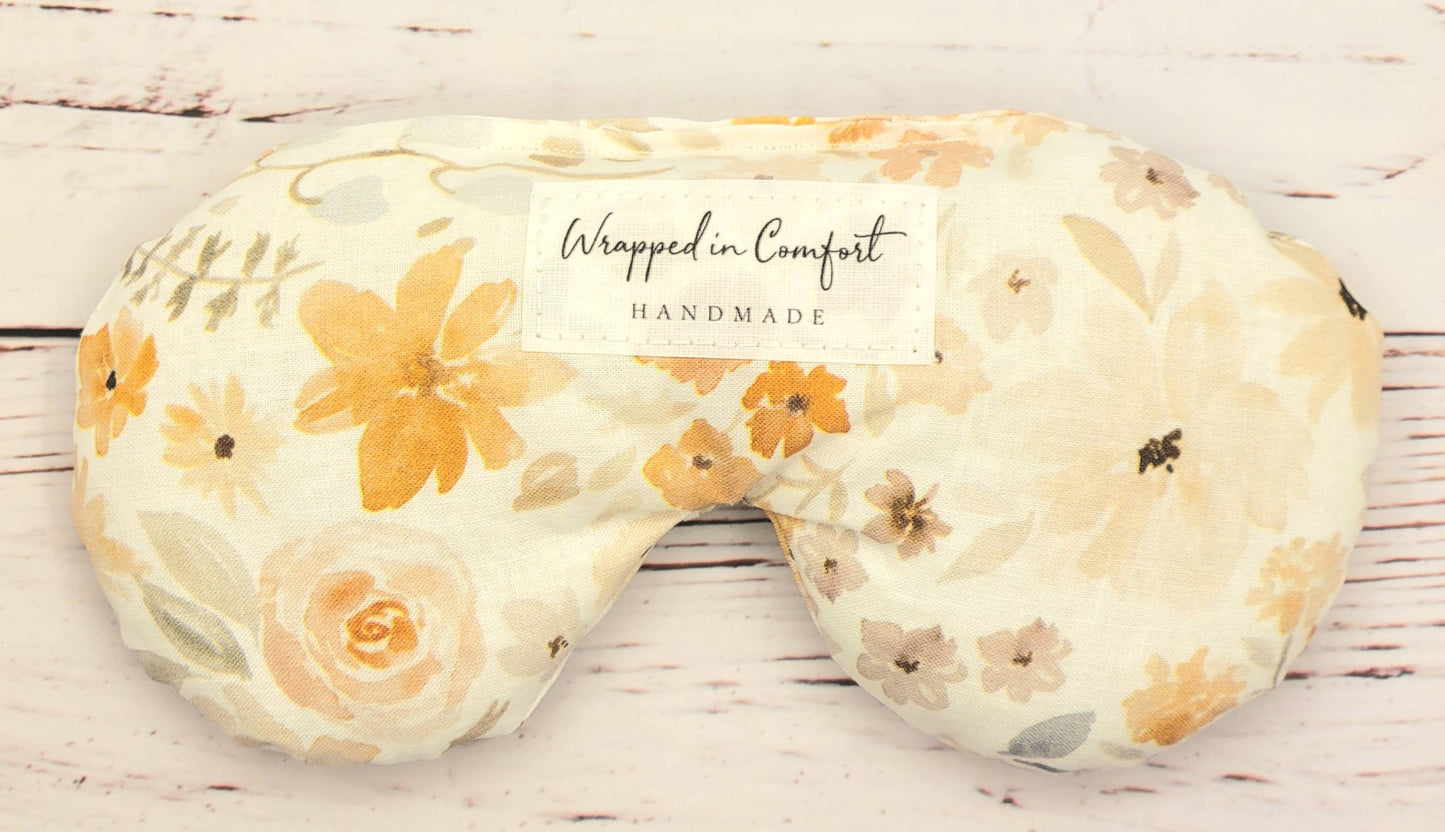 Organic Cotton Eye Pillow: Rice