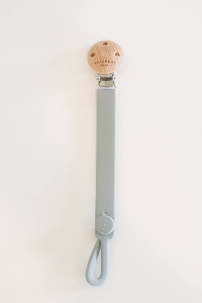 The Saturday Baby - Teether Pacifier Clip