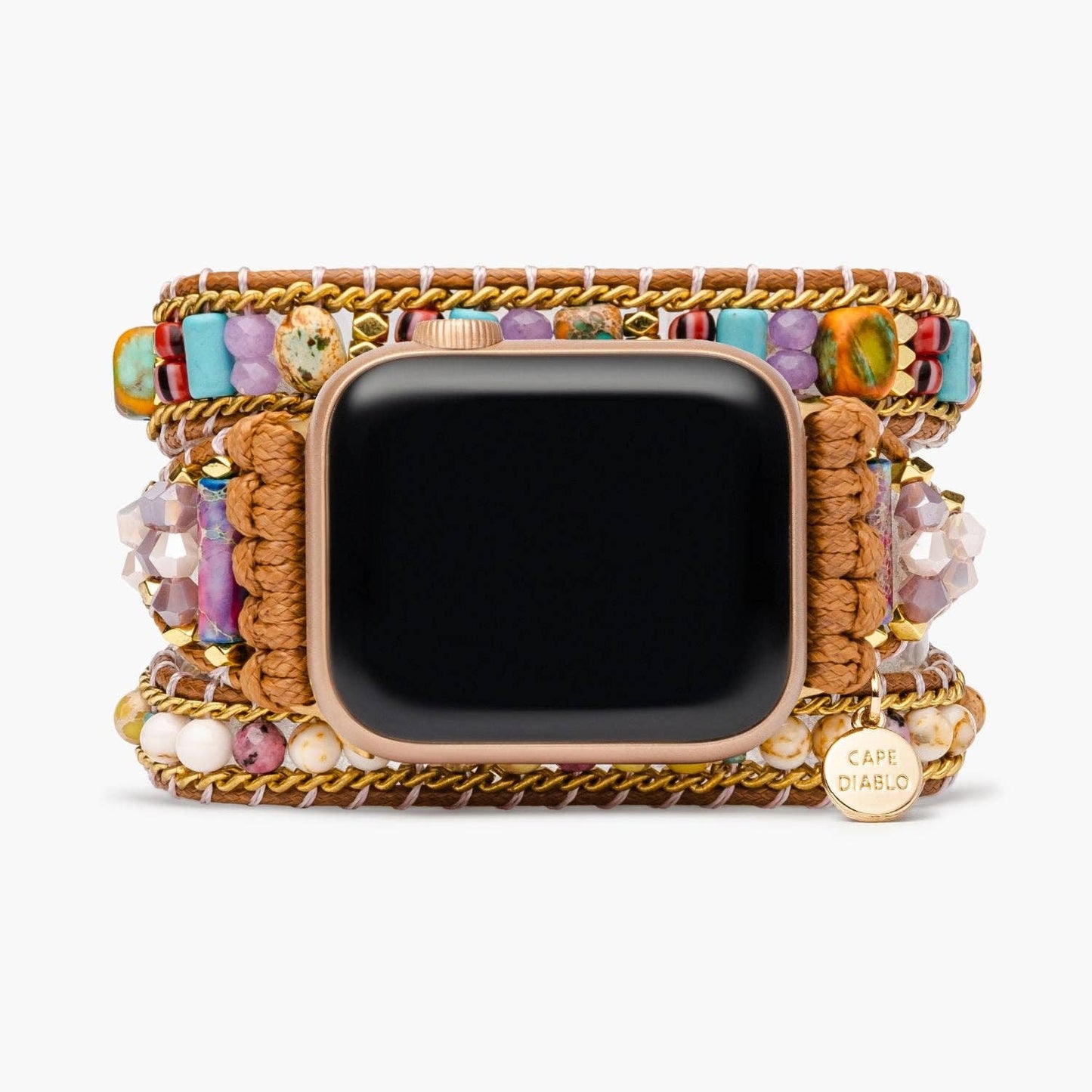 Cape Diablo - Ethnic Jasper Apple Watch Strap