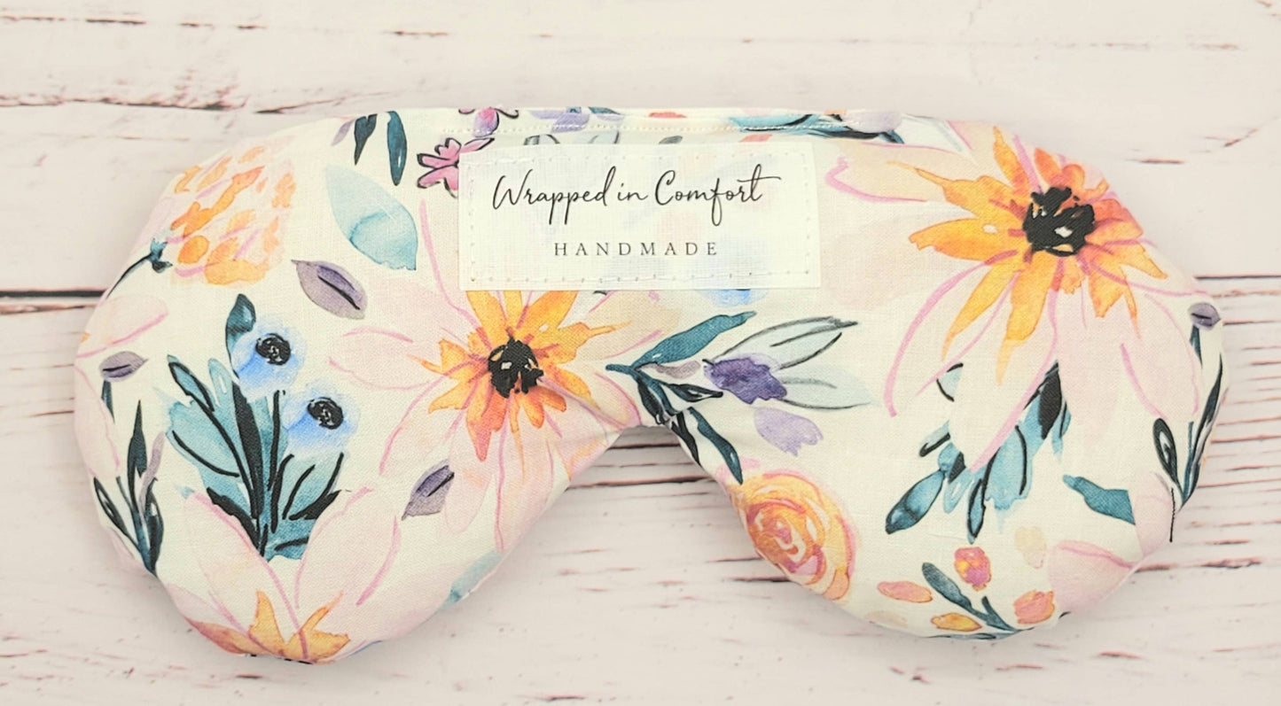 Organic Cotton Eye Pillow: Rice
