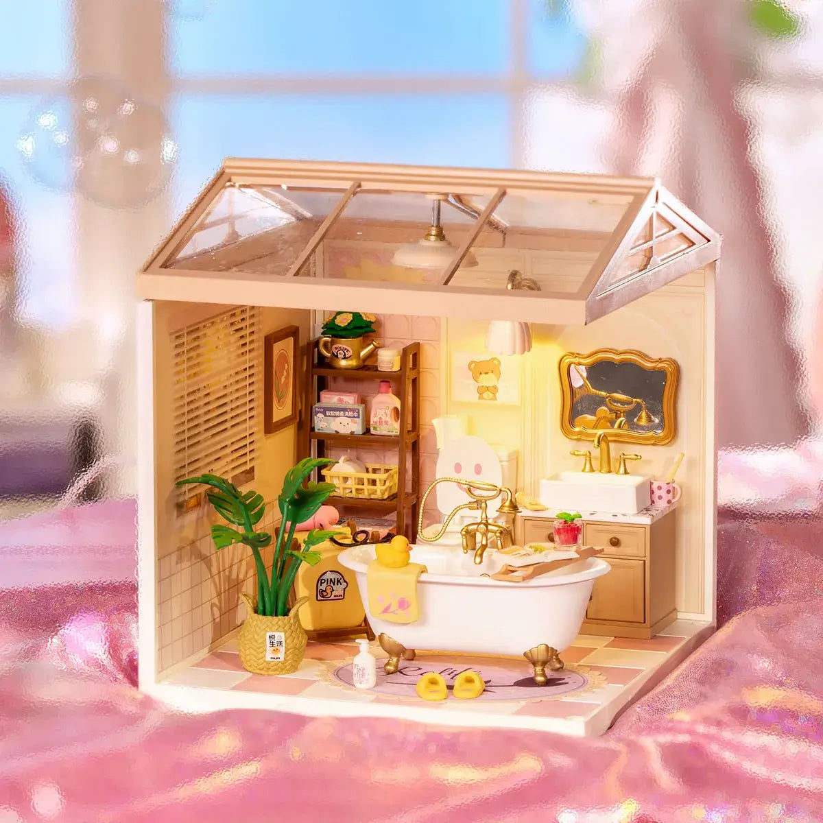 Hands Craft - DIY Miniature House Kit: Pop Bubble Bathroom