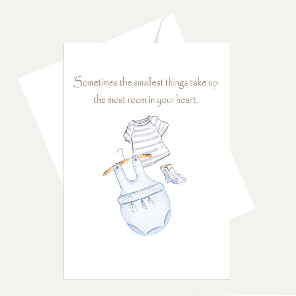 Bellflower Girl - Sometimes the Smallest Things Room in Heart - New Baby Card