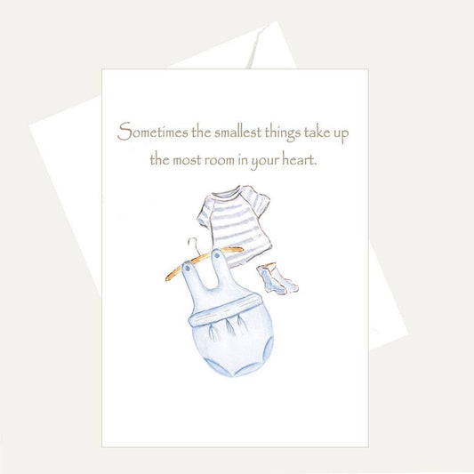 Bellflower Girl - Sometimes the Smallest Things Room in Heart - New Baby Card
