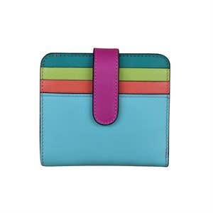 ili New York - Small Leather Wallet - Credit Card Holder - 7301