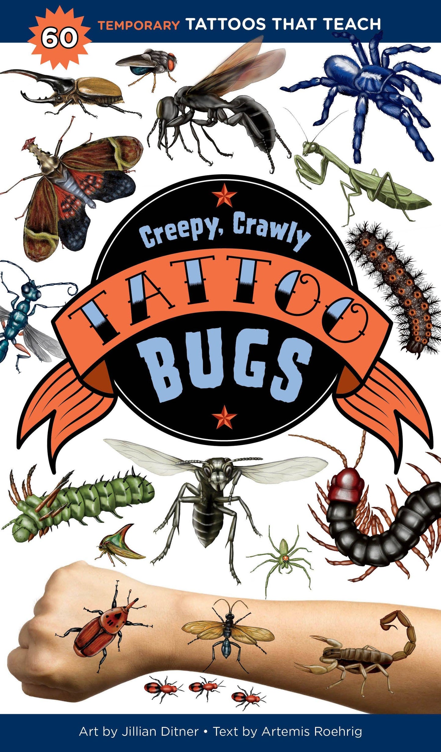 Hachette Book Group - Creepy, Crawly Tattoo Bugs