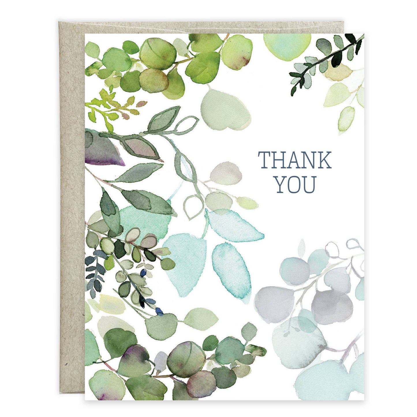 GINA B DESIGNS - Blank Note Card - Botanical Leaves