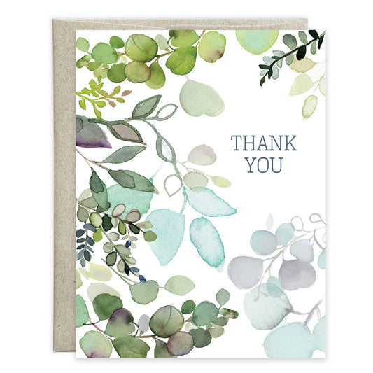 GINA B DESIGNS - Blank Note Card - Botanical Leaves