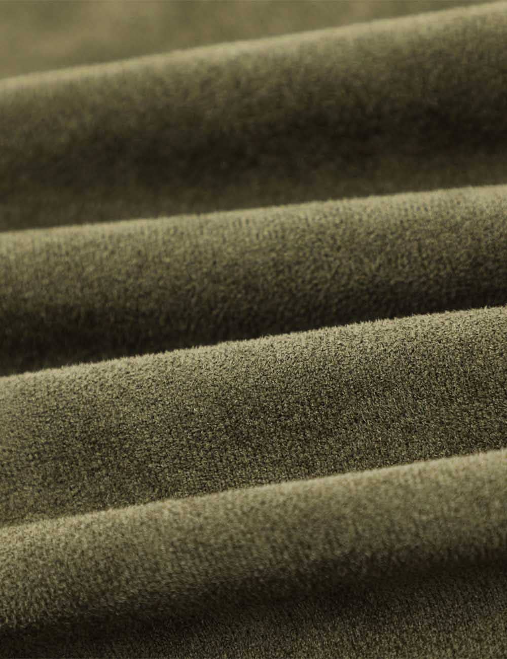 Sweetkama - Ladies Faux Suede Bomber Jacket Shirt Collar Zip-Up Coat