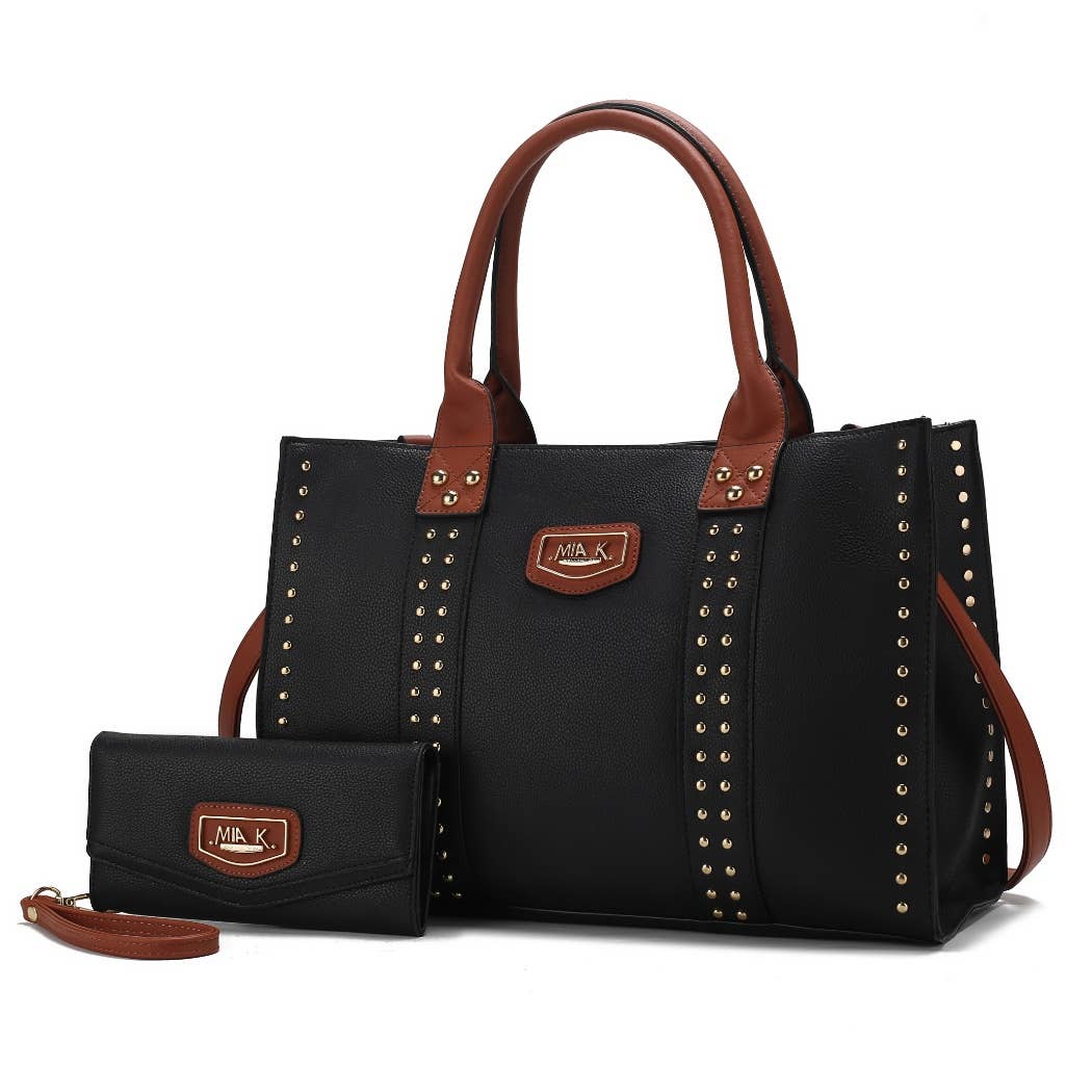 MKF Collection - MKF Davina Tote Handbag and Wallet Vegan Leather Women