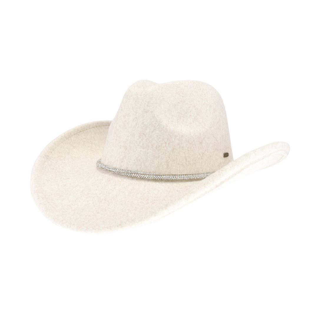 C.C Beanie - Reno Vegan Fabric Cowboy Hat VCC0067