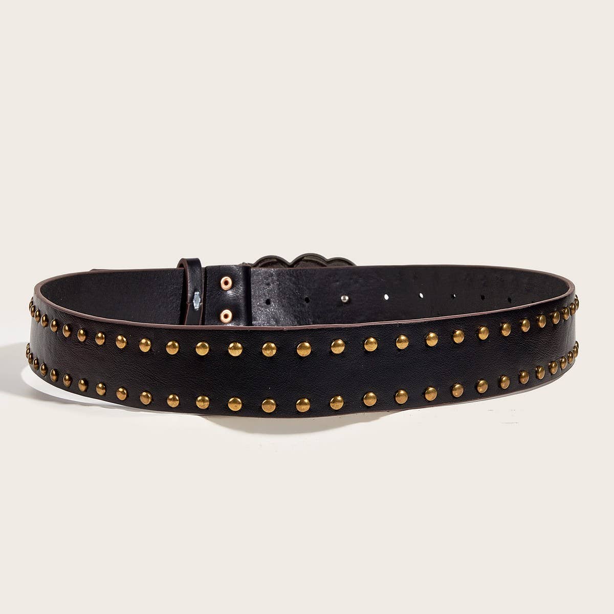 NINEXIS - CWABE0561_PUNK HEART TOOL BELT WITH RIVETS