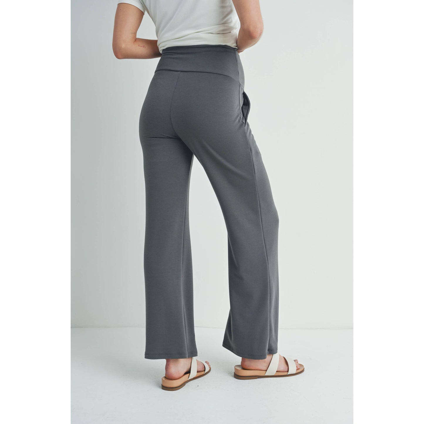 Hello Miz - Straight Leg Maternity Terry Lounge Pants