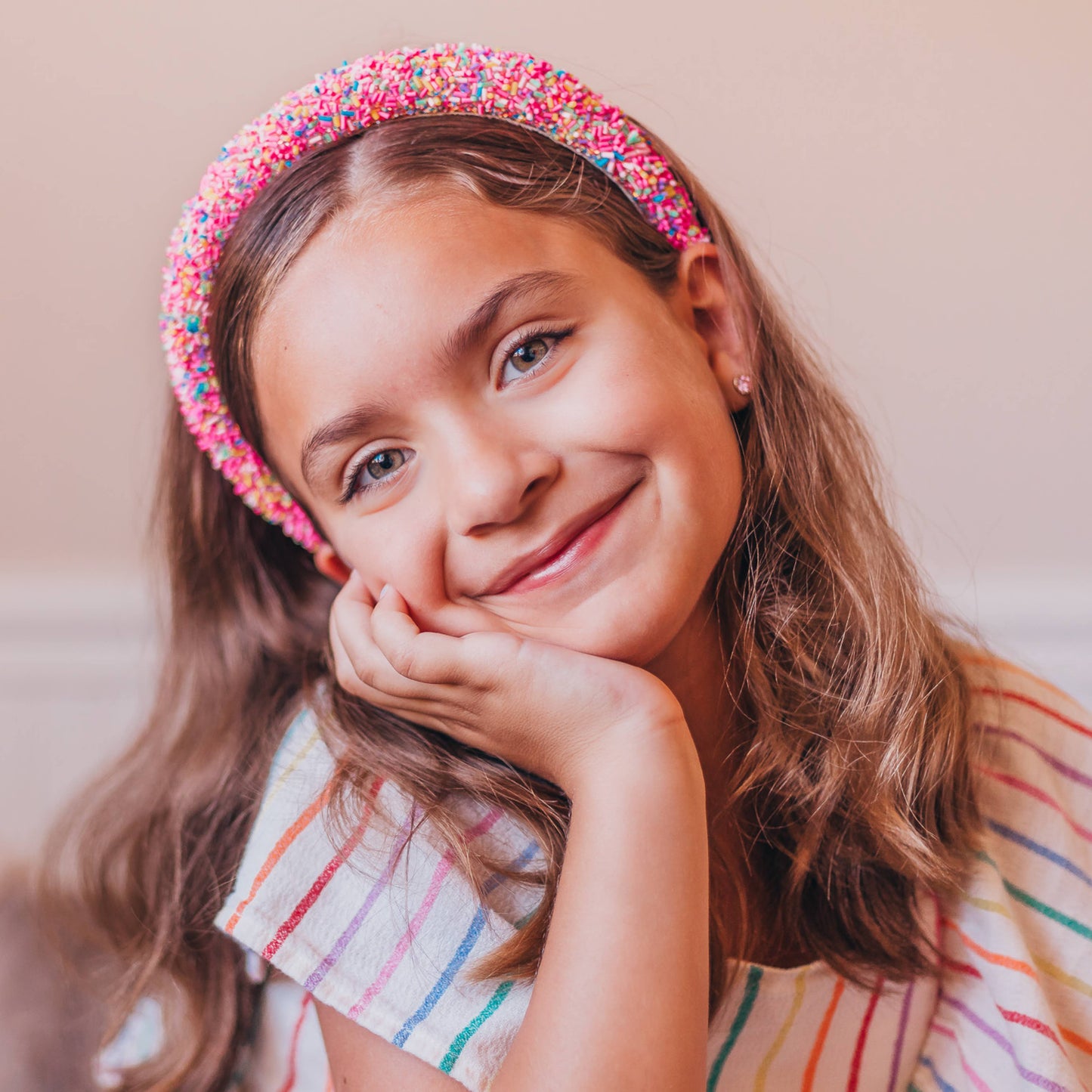 Frog Sac - Padded Sprinkles Headband
