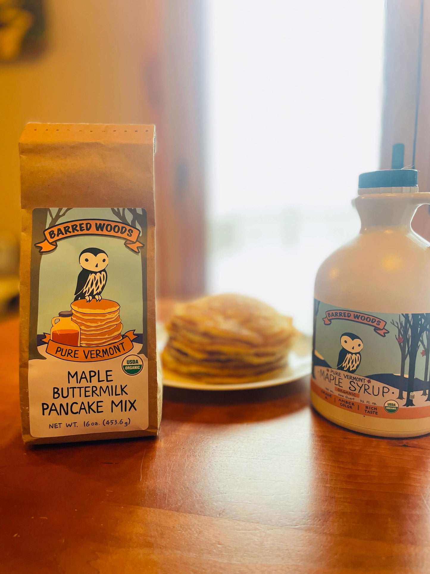 Barred Woods Maple - Organic Maple Buttermilk Pancake Mix