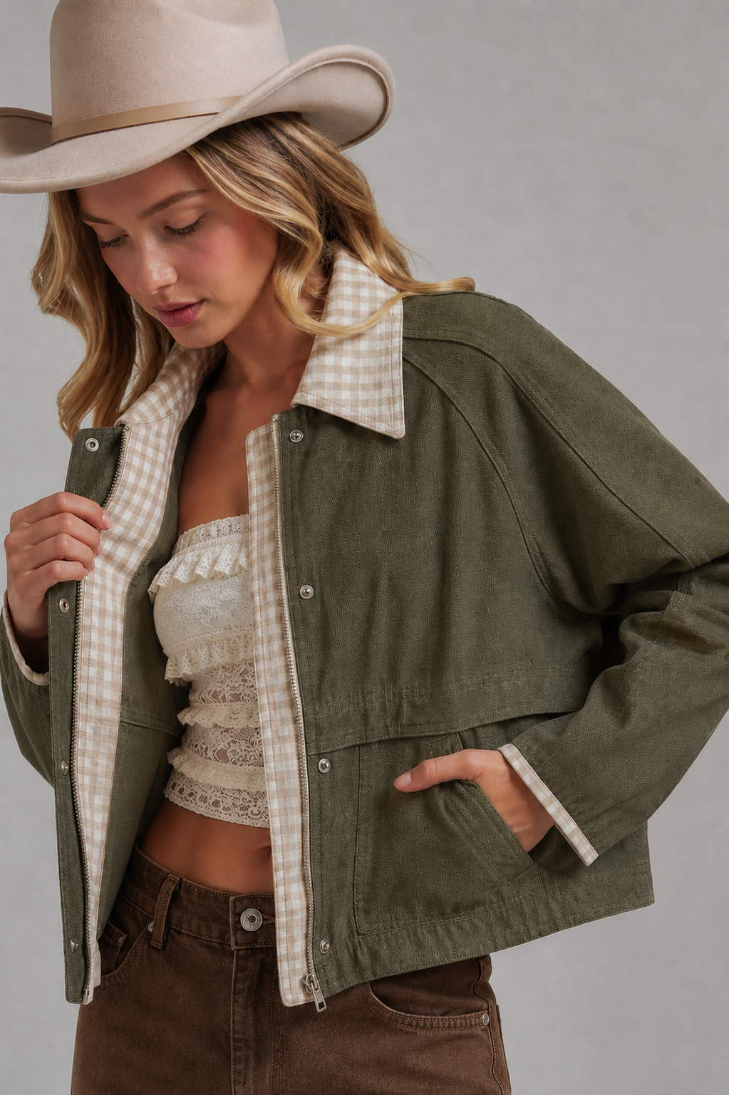 BON - VINTAGE OXFORD CANVAS TWILL FALL JACKET_JLT00253-01