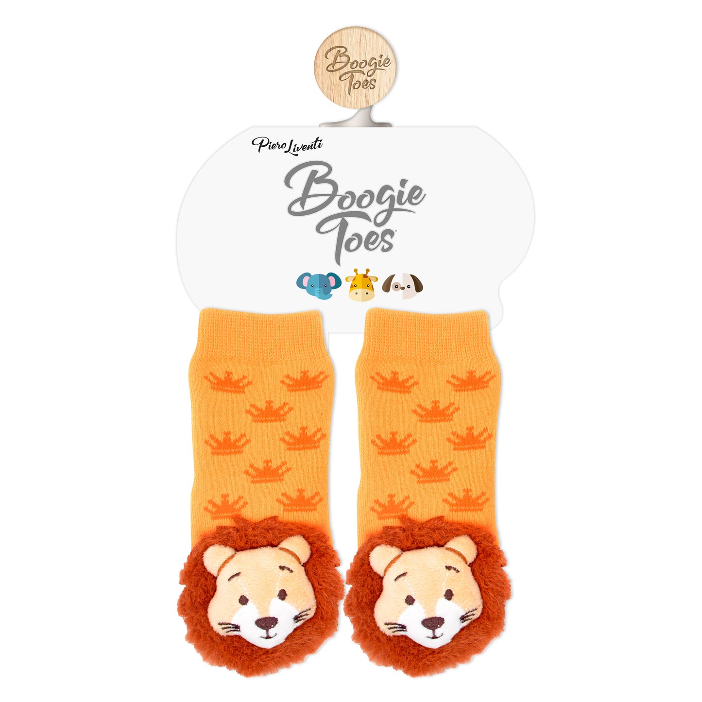 Boogie Toes - Lion Boogie Toes Rattle Socks