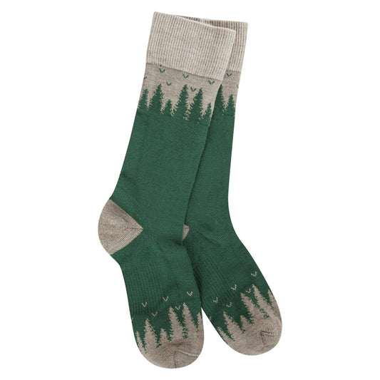 World's Softest® Socks - Woods Crew Pine Forest