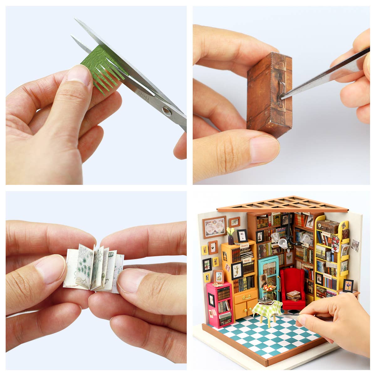Hands Craft - DIY Miniature House Kit: Sam's Study