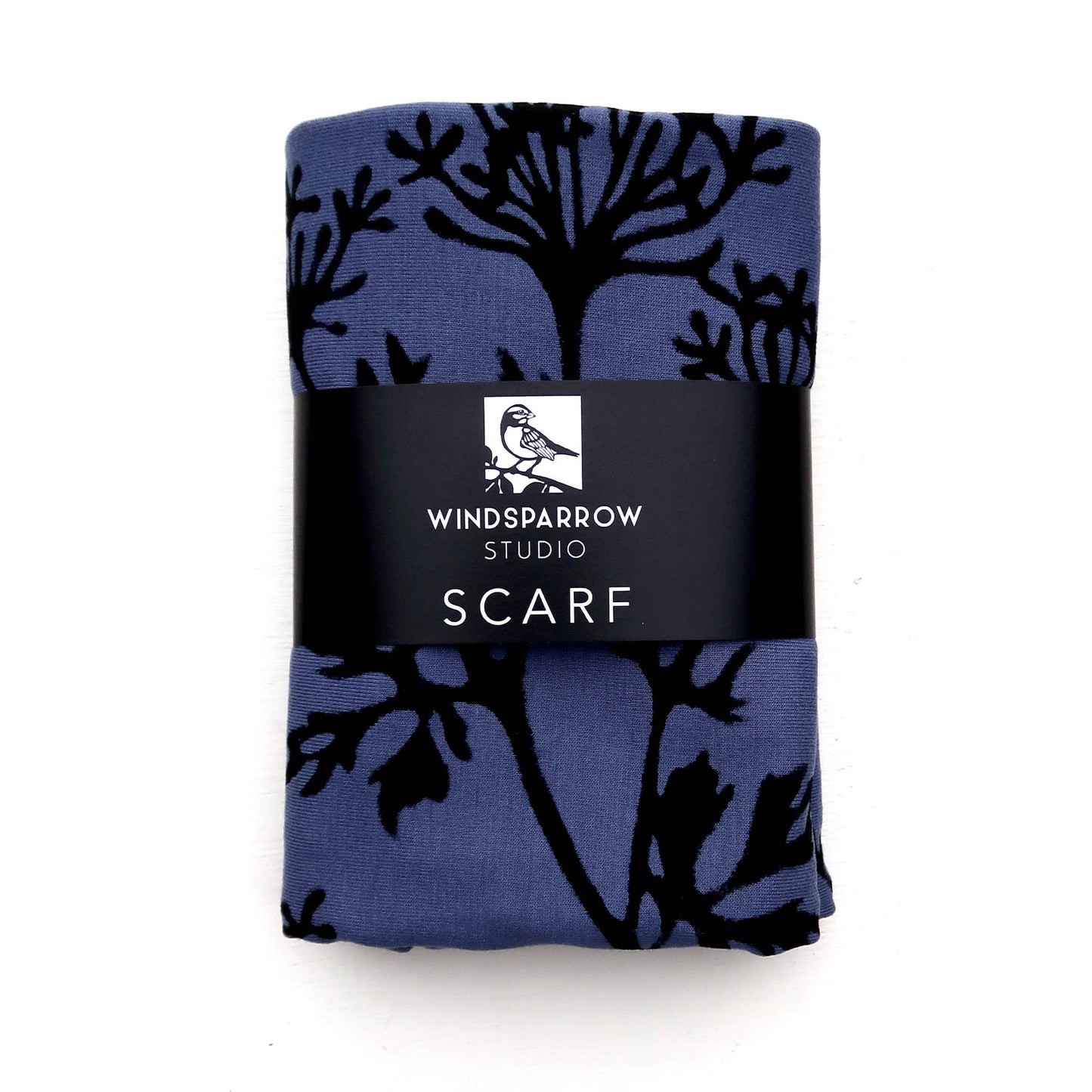 Windsparrow Studio - Scarf - Parsley (black ink)