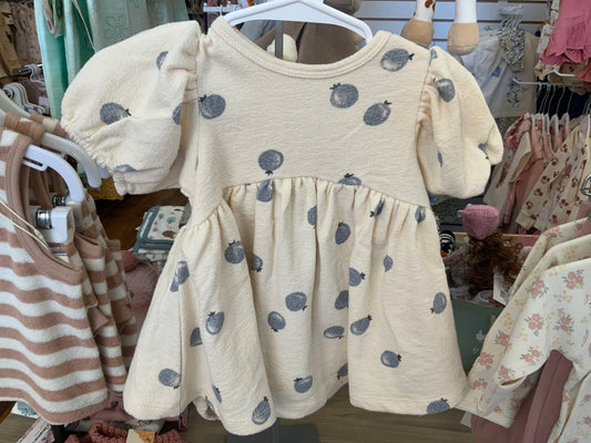Blueberry Terry Dress