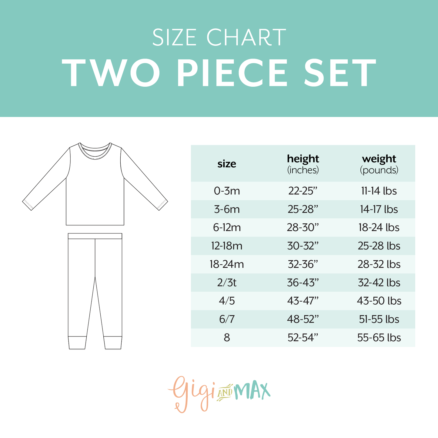 Gigi and Max - Hattie TWO PIECE - NO BUTTON Bamboo Toddler Lounge Set