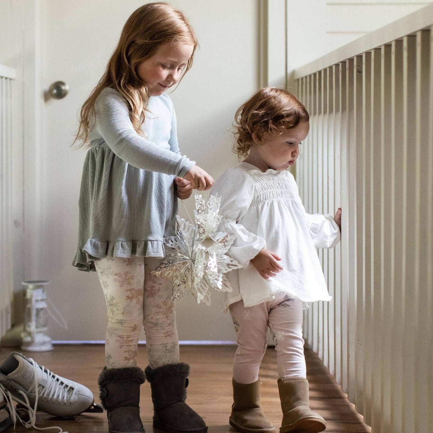 Burt's Bees Baby - Snowflake Flurries Organic Tunic & Pants Set